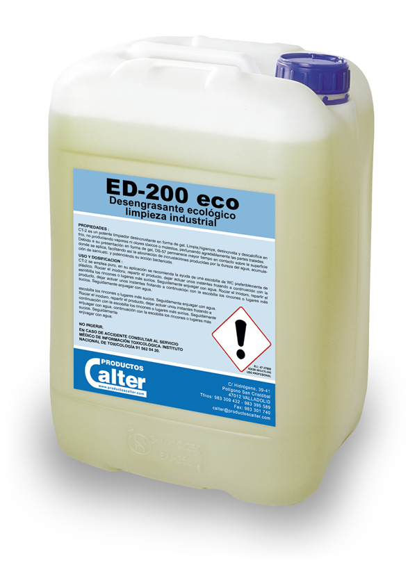 ED-200 ECO Desengrasante ecológico impieza Industrial