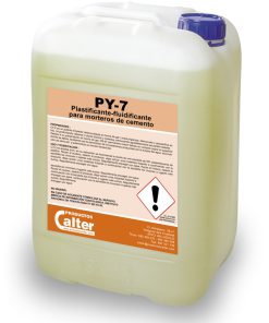 PY-7 Plastificante-fluidificante para morteros de cemento