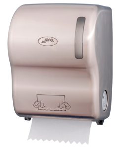 Dispensador autocortante niquelado