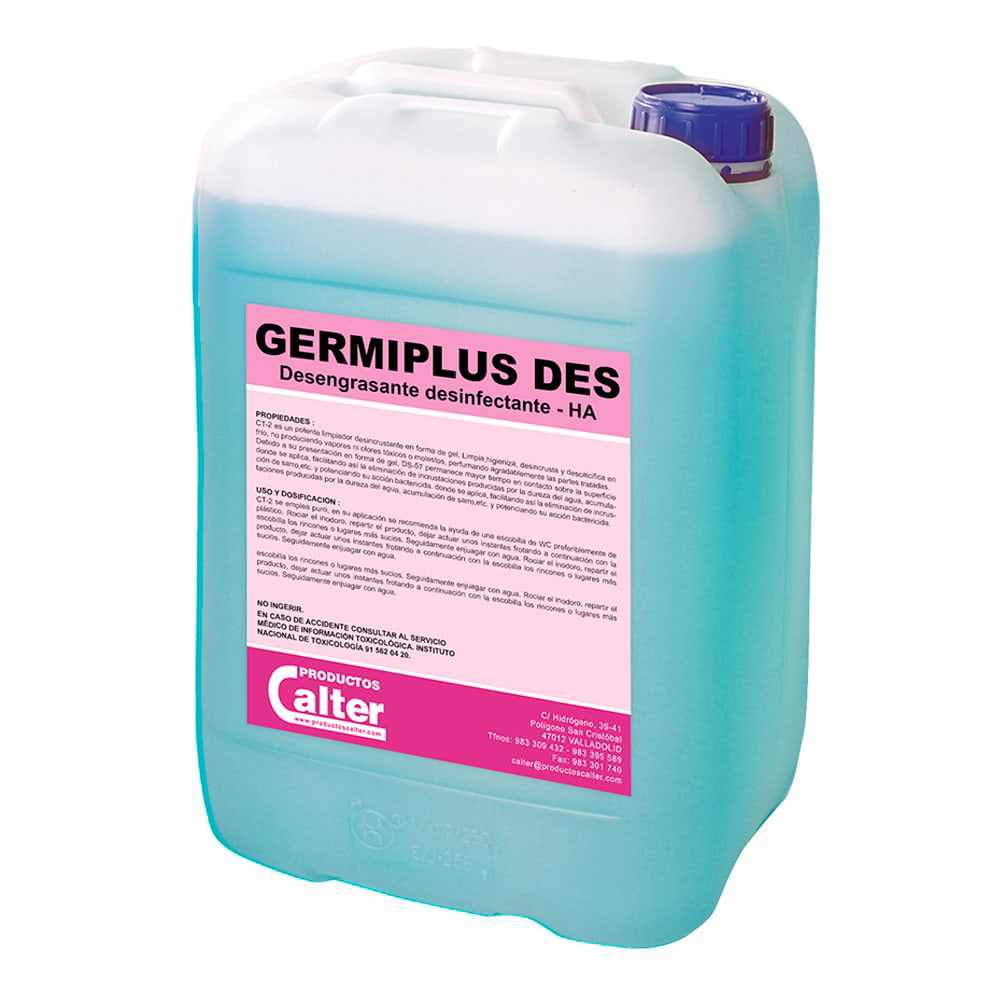Garrafa Germiplus des desengrasante desinfectante ha