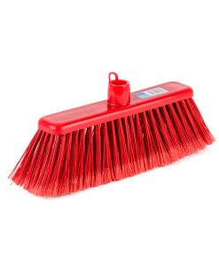 cepillo barrer rojo
