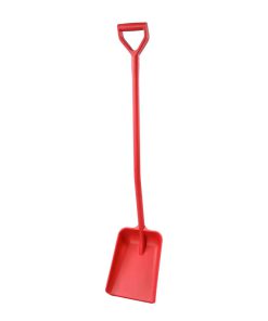 Pala ergonómica mango largo rojo