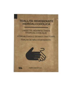 Toallitas gel hidroalcohólico 6x8 cm (caja 500 und)