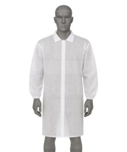 Batade color blanco polipropileno cierre con velcro Talla L
